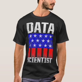 Camiseta Científico de datos de EE. UU. marca análisis de c