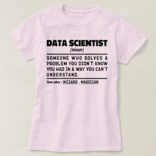 Camiseta Científico de datos, estadístico moderno cita curi