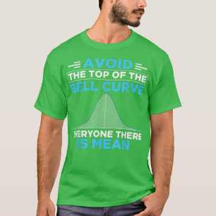 Camiseta Científico De Datos Evita La Cima De La Curva De C