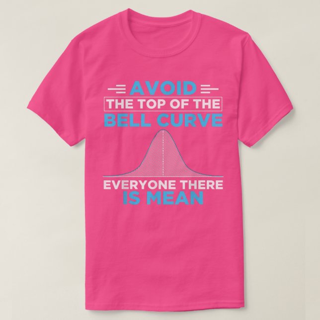 Camiseta Científico De Datos Evita La Cima De La Curva De C (Diseño del anverso)