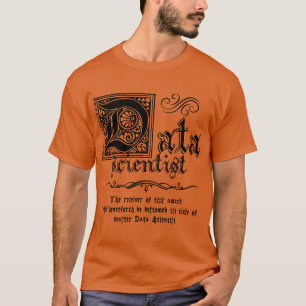 Camiseta Científico de datos maestros medievales