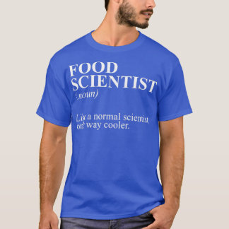 Camiseta Científico De La Alimentación Graciosa Cocinando A