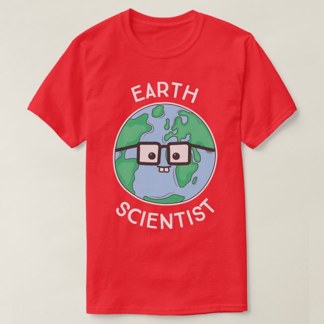 Camiseta Científico de la Tierra (Diseño del anverso)