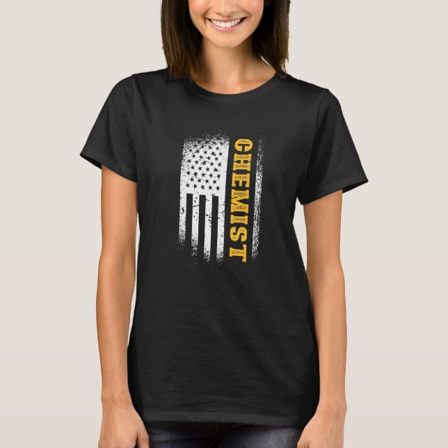Camiseta Científico de laboratorio de química (Anverso)
