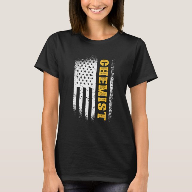 Camiseta Científico de laboratorio de química (Anverso)