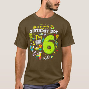 Camiseta Científico de niño de 6 años de edad Ciencia de ni