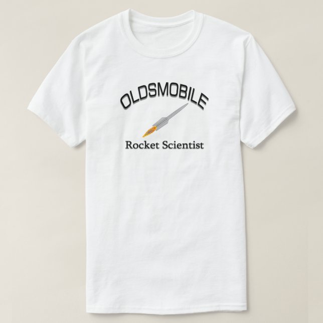 CAMISETA CIENTÍFICO DE OLDSMOBILE ROCKET (Diseño del anverso)