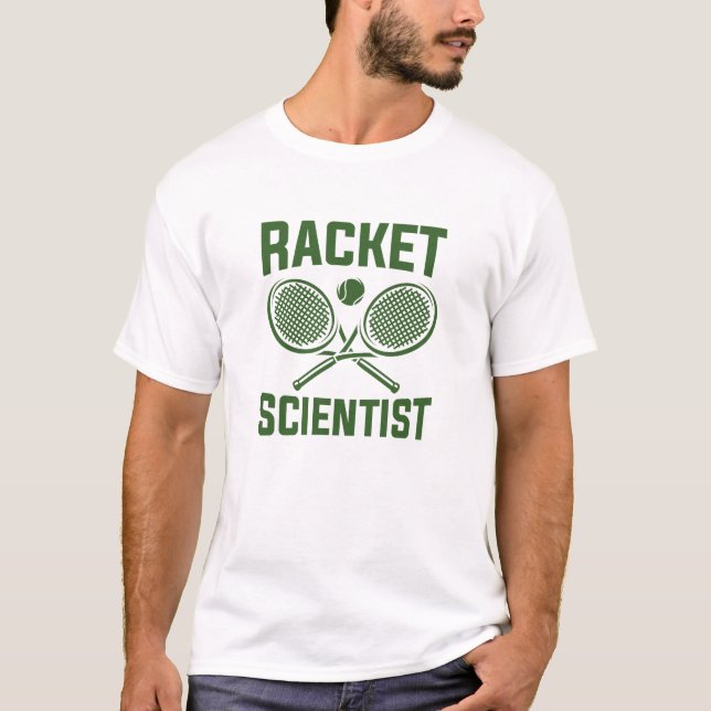 Camiseta Científico de raqueta (Anverso)