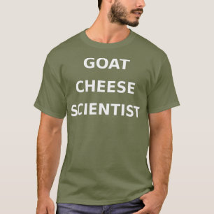 Camiseta Científico del queso de cabra curioso Gag regalo 