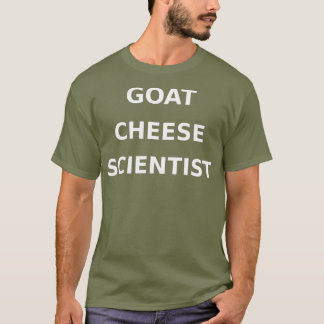 Camiseta Científico del queso de cabra curioso Gag regalo c