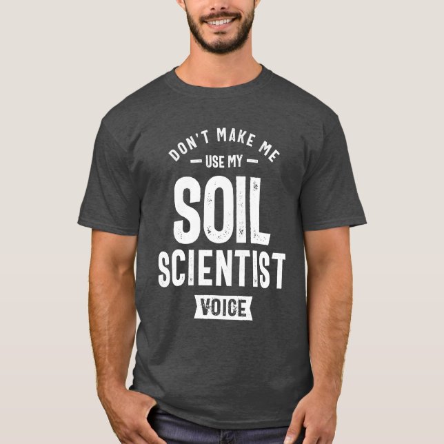 Camiseta Científico del suelo trabajador de cumpleaños de o (Anverso)