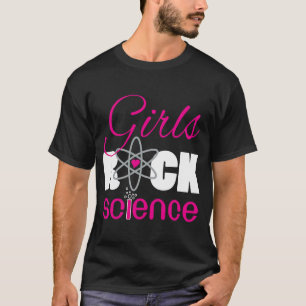 Camiseta Científico divertido de la ciencia del rock chicas