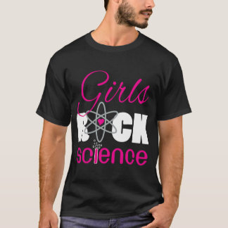 Camiseta Científico divertido de la ciencia del rock chicas
