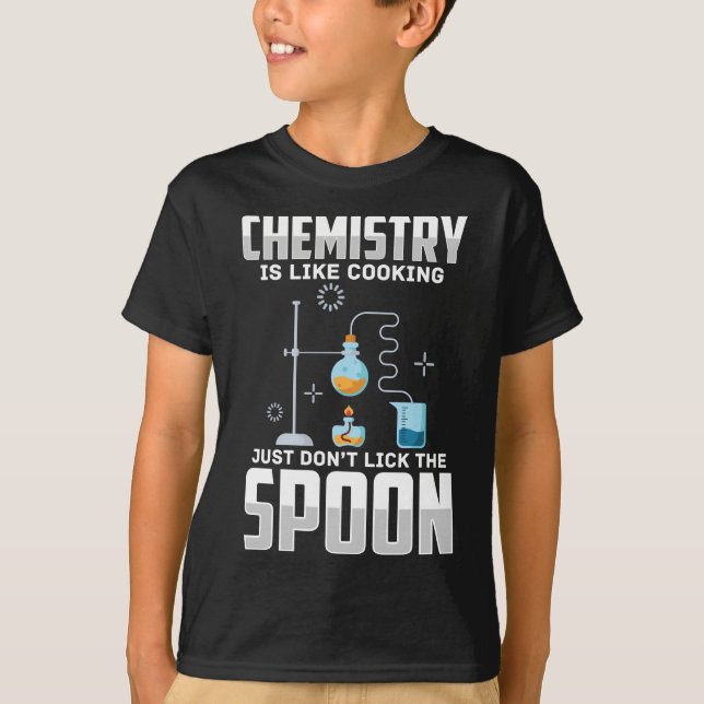 Camiseta Científico docente divertido de Chiste de Química (Anverso)