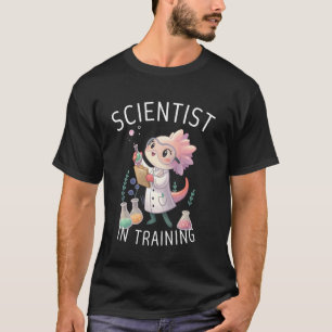 Camiseta Científico en Entrenamiento Cute Axolotl Adorable 