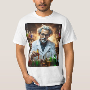 Camiseta Científico En Pociones De Mezcla De Laboratorio,