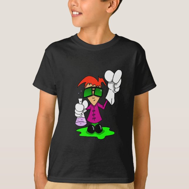 Camiseta Científico enojado de Lil (Anverso)