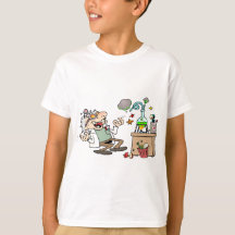 Científico enojado divertido