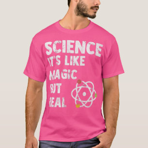 Camiseta Científico Es como la magia pero el verdadero aman