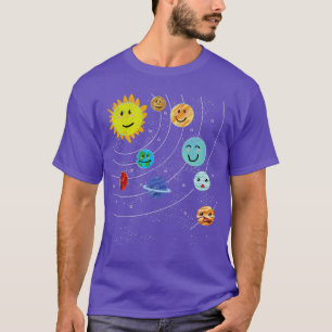 Camiseta Científico espacial Cute Planetas Astronom Sistema