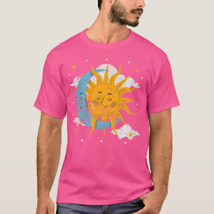 Camiseta Científico espacial Sun Moon Astrología Corporal C