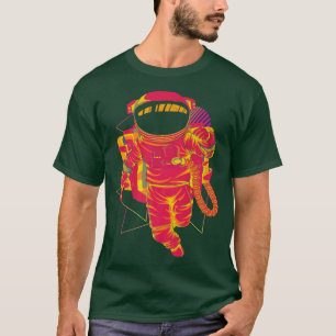 Camiseta Científico espacial Synthwave Retro Art Vaporwave 