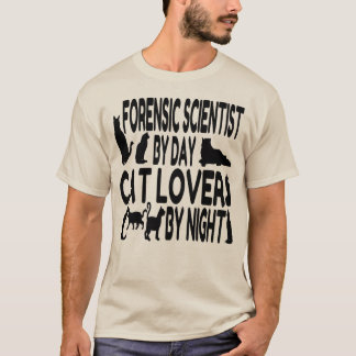 Camiseta Científico forense Cat Lover