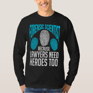 Camiseta Científico Forense Ciencia Forense Química Delito