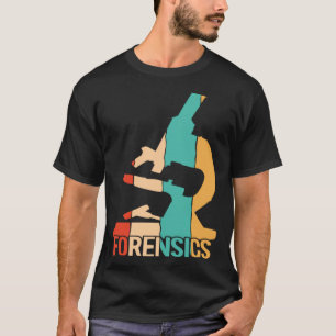 Camiseta Científico forense digital retro