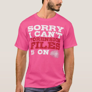 Camiseta Científico forense investigador de crímenes Funny 