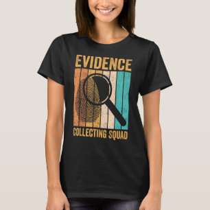 Camiseta Científico forense reúne evidencia de brigada