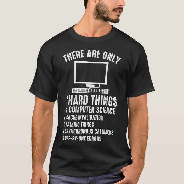 Camiseta Científico informático cita problemas de codificad (Anverso)