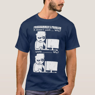 Camiseta Científico informático meme de programación