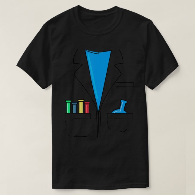 Camiseta Científico loco disfraz Nerd Química ciencia diver (Diseño del anverso)