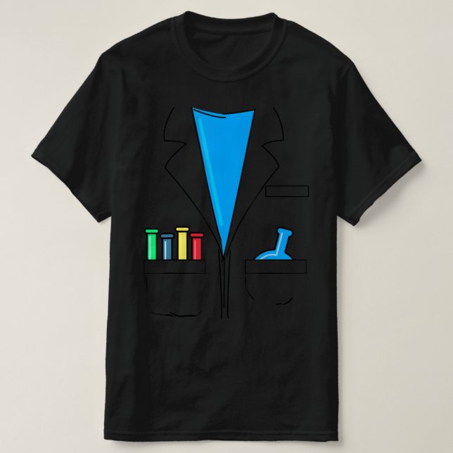 Camiseta Científico loco disfraz Nerd Química ciencia diver (Diseño del anverso)