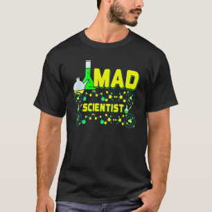 Camiseta Científico Loco Laboratorio Nerd Geek Química Bioq