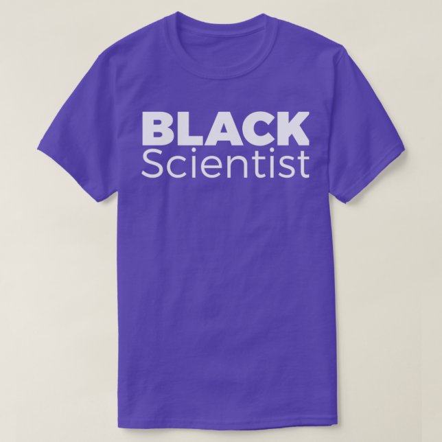 Camiseta Científico negro 2 (Diseño del anverso)