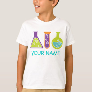 Camiseta Científico Personalizado Cute Kids Lab Tee Shirt