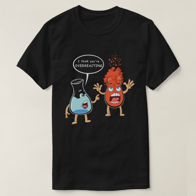 Camiseta científico químico de química (Diseño del anverso)