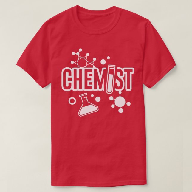 Camiseta Científico químico Químico Laboratorio Farmacéutic (Diseño del anverso)