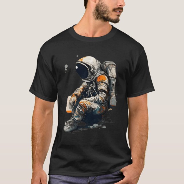 Camiseta Científicos astronautas de la ciencia espacial (Anverso)
