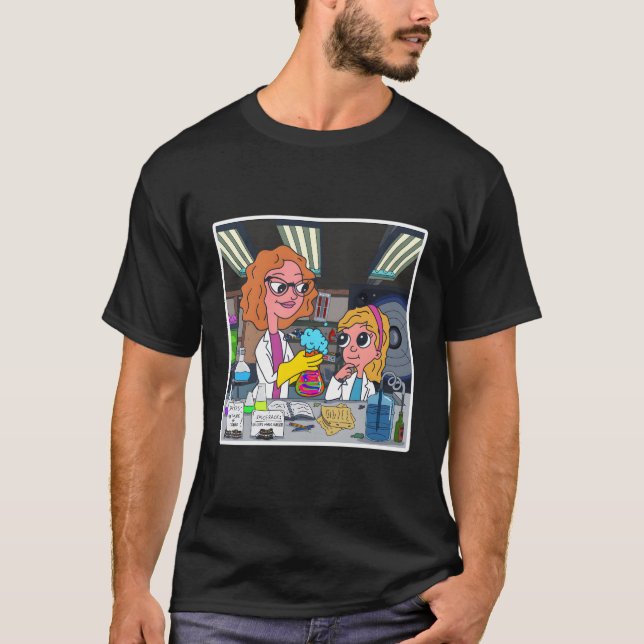 Camiseta Científicos Locos (Anverso)