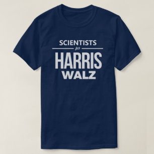 Camiseta Científicos para Harris Walz