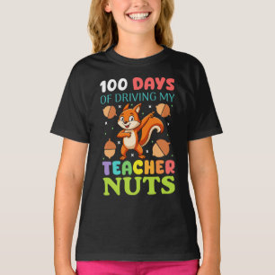 Camiseta Ciento cien días de clases conduciendo a mis padre