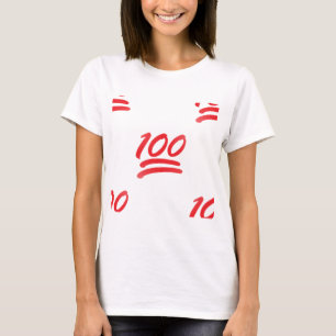 Camiseta ciento de emoji