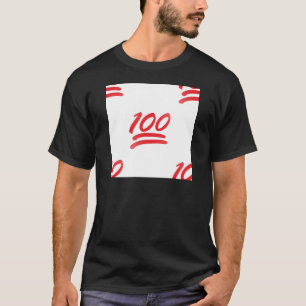 Camiseta ciento de emoji