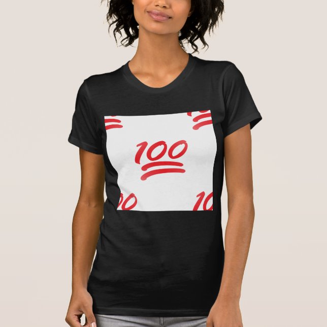 Camiseta ciento de emoji (Anverso)