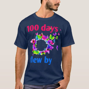 Camiseta Cientos de días volados con citas divertidas de la