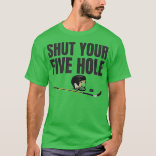 Camiseta Cierra tu regalo de los cinco amantes del hockey s