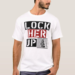 Camiseta Cierre a su Hillary Clinton torcida ascendente